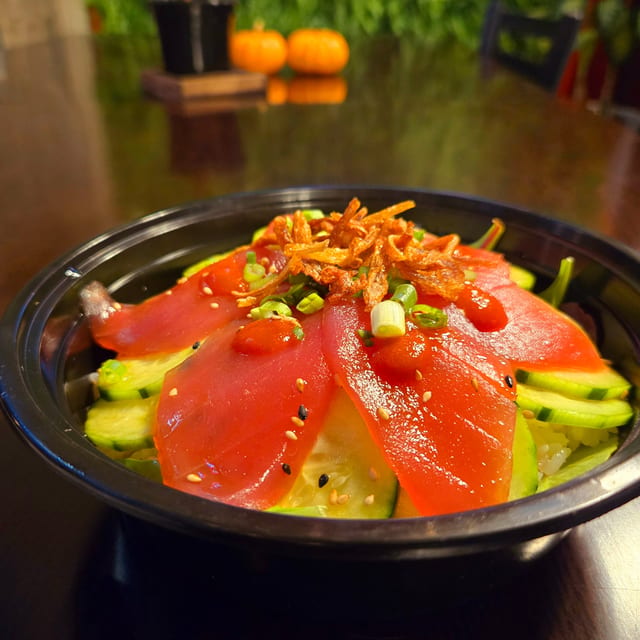 Dancing Tuna Greens Bowl.