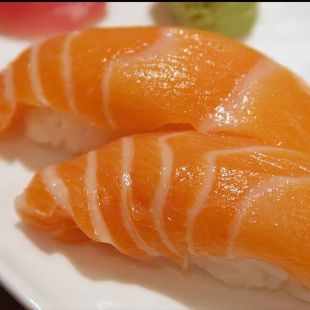 Salmon Nigiri.