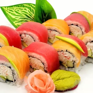 15. Rainbow Roll*