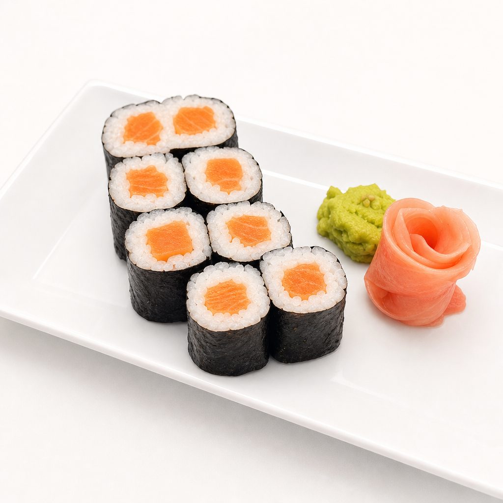 Salmon Maki Roll.