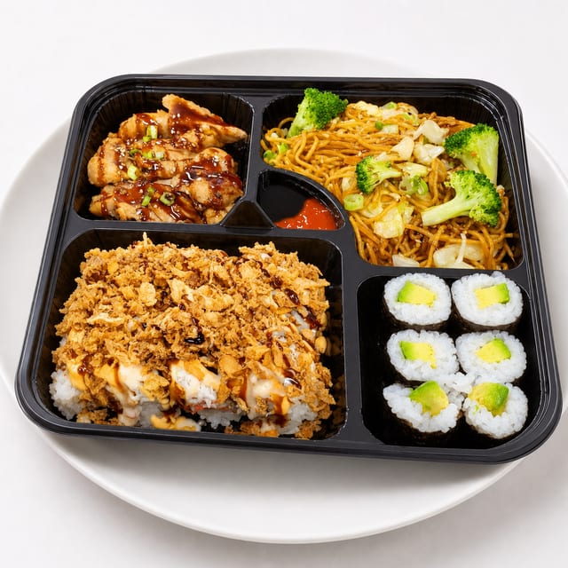 Delish Family Value Teriyaki Bento.