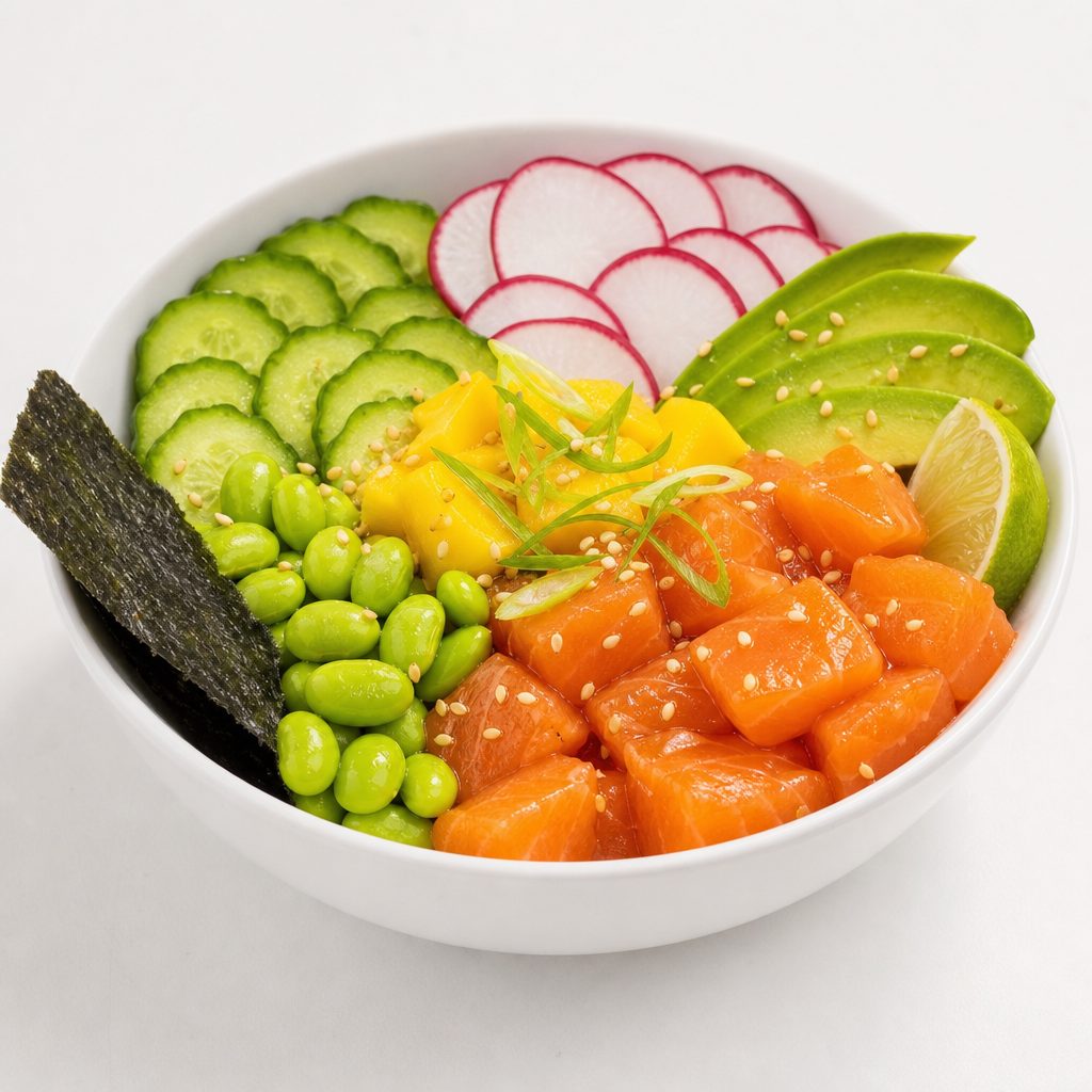 Salmon Poke Bowl.