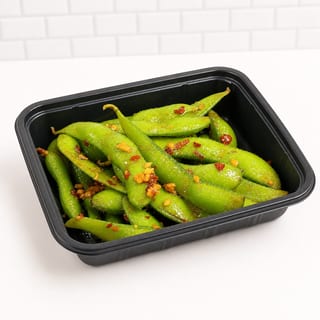 Delish Spicy Garlic Edamame