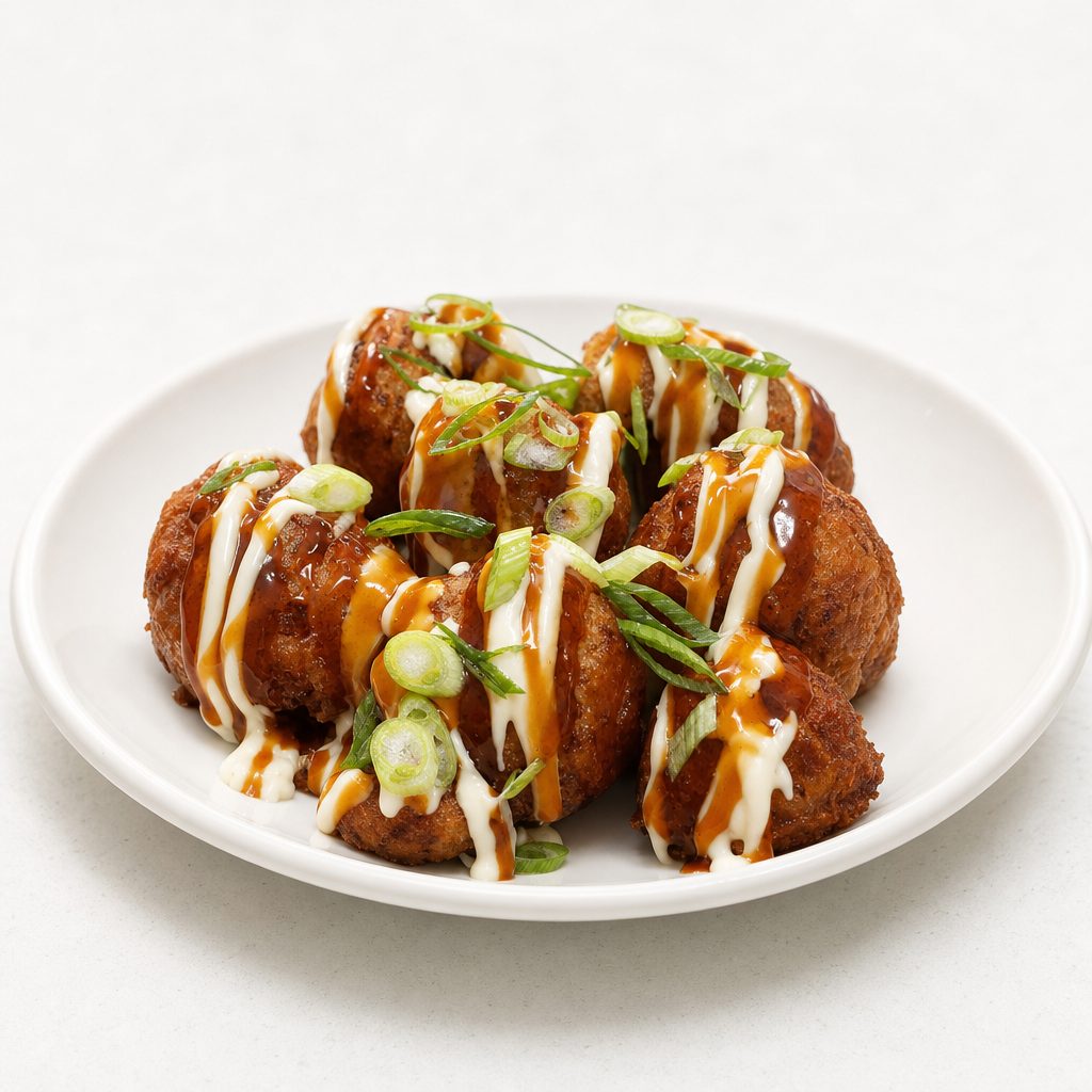 Takoyaki.