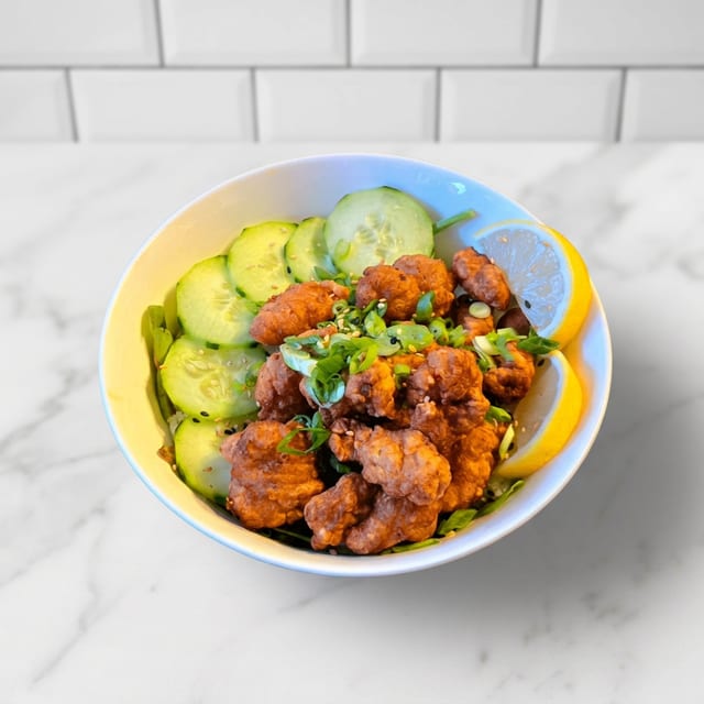 Chicken Karakage Bowl.
