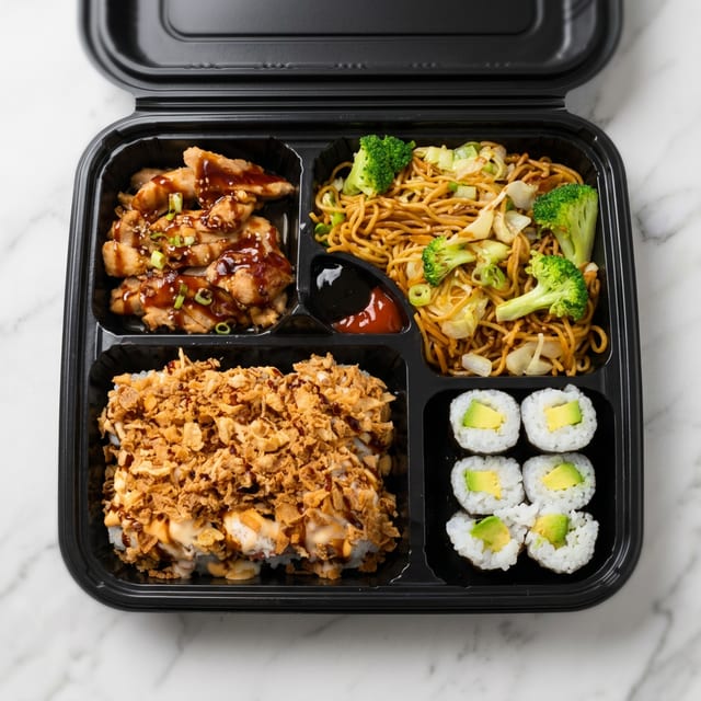 Delish Family Value Teriyaki Bento.