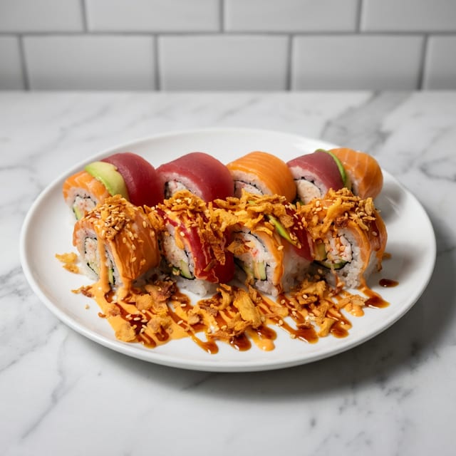 Rainbow Split Roll.