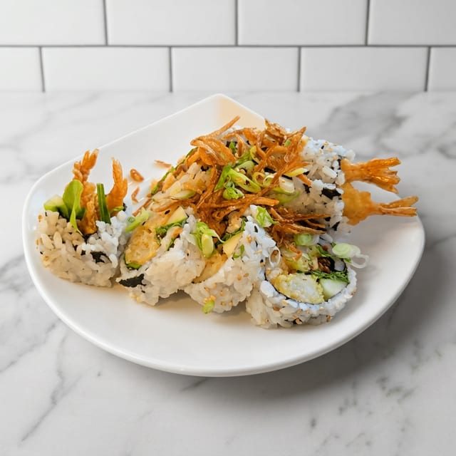 Super Crunchy Shrimp Tempura (Giant Dipping Roll).