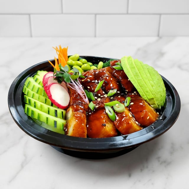 Delish BBQ Unagi Bowl.