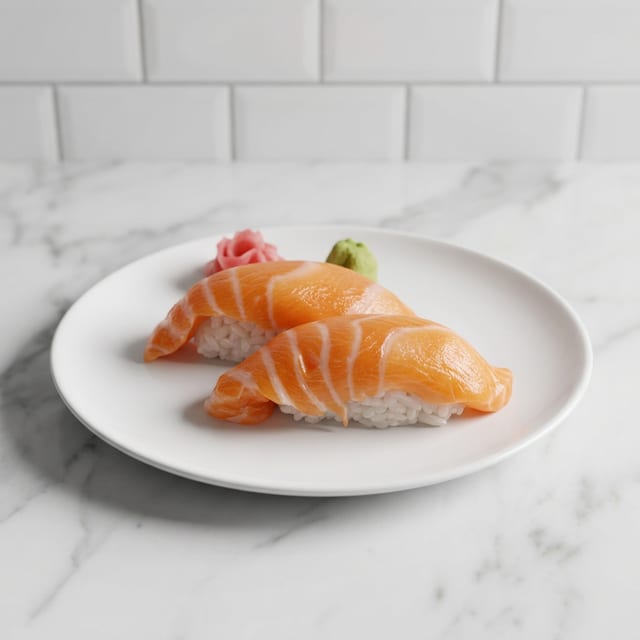 Salmon Nigiri.